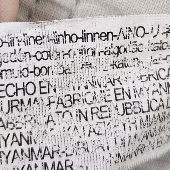 Zara Joggers Womens XS Cream Liken High-Rise Drawstring Lightweight Pants Beach - Picture 9 of 12